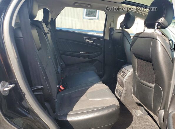 2FMPK4AP2HBC01142 2017 FORD EDGE Black უკანა სალონის ხედი