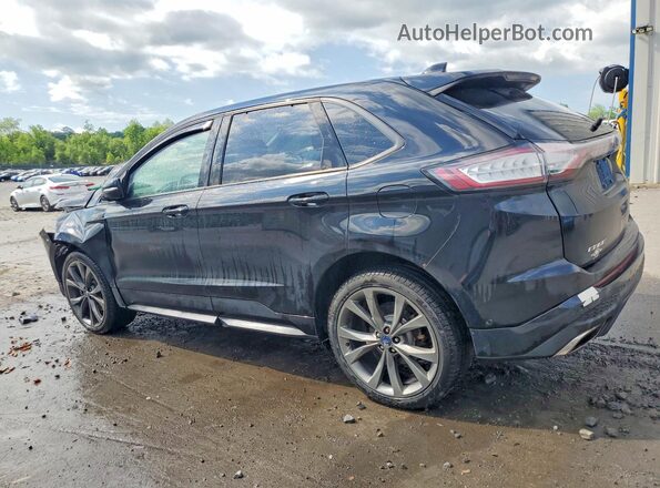 2FMPK4AP2HBC01142 2017 FORD EDGE Black უკანა მარცხენა
