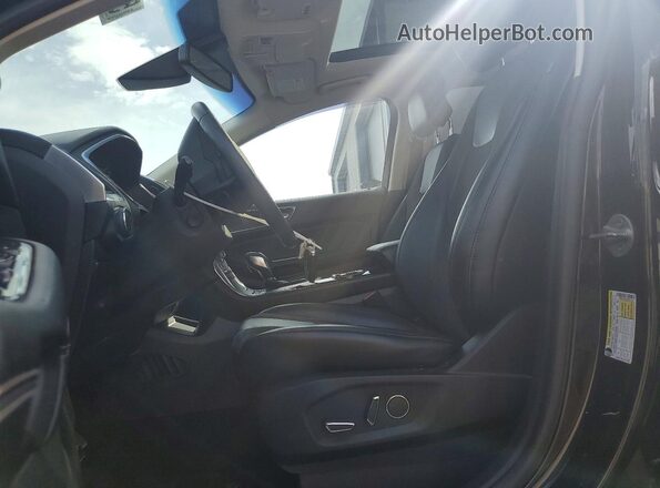 2FMPK4AP2HBC01142 2017 FORD EDGE Black წინა სალონის ხედი