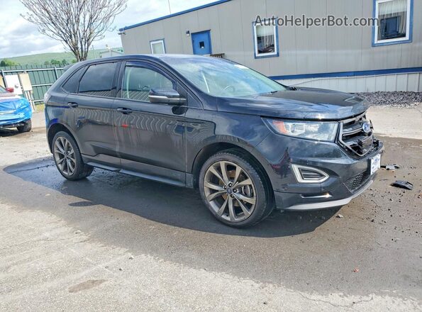 2FMPK4AP2HBC01142 2017 FORD EDGE Black წინა მარჯვენა