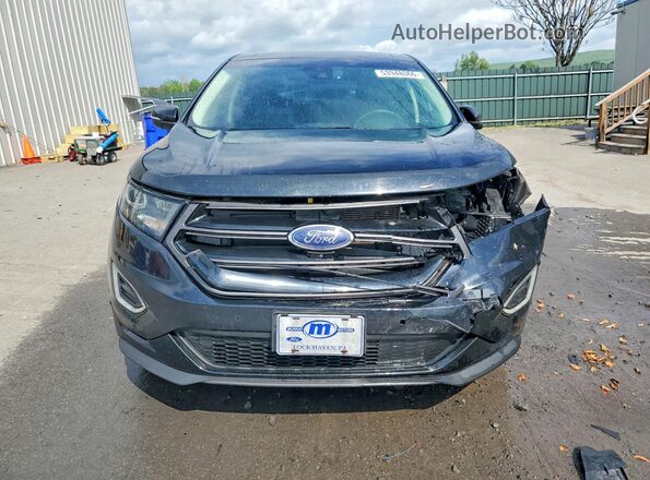 2FMPK4AP2HBC01142 2017 FORD EDGE Black წინა ხედი