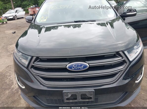 2FMPK4AP2JBC59676 2018 FORD EDGE Black Դիմացի տեսք