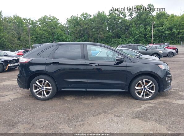2FMPK4AP2JBC59676 2018 FORD EDGE Black Սալոնի հետևի տեսք