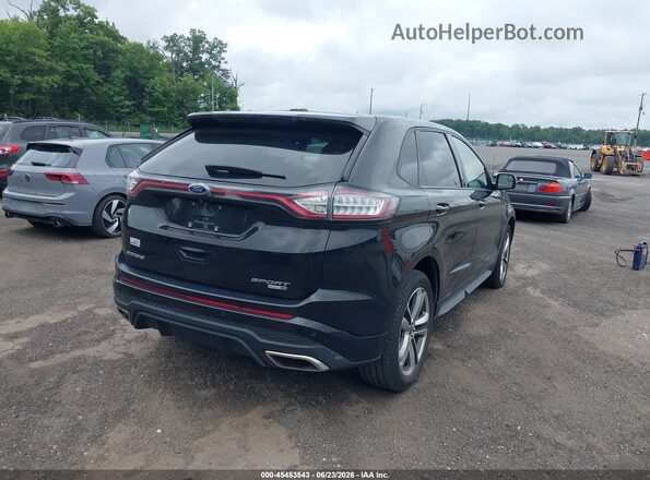 2FMPK4AP2JBC59676 2018 FORD EDGE Black Հետևի աջ