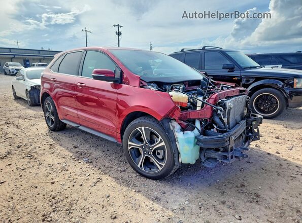 2FMPK4AP2NBA56244 2022 FORD EDGE Red Delantero derecho