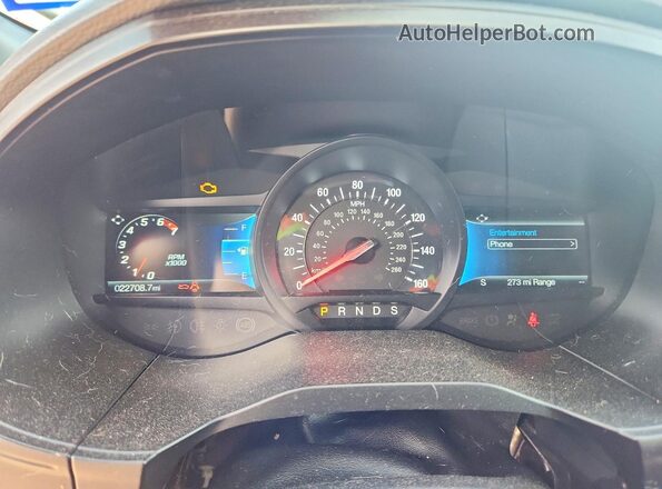 2FMPK4AP2NBA56244 2022 FORD EDGE Red Vista del cuadro de instrumentos