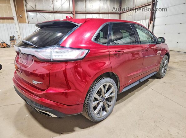 2FMPK4AP3HBB75067 2017 FORD EDGE Red 