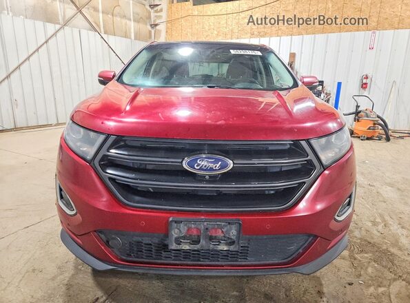 2FMPK4AP3HBB75067 2017 FORD EDGE Red 