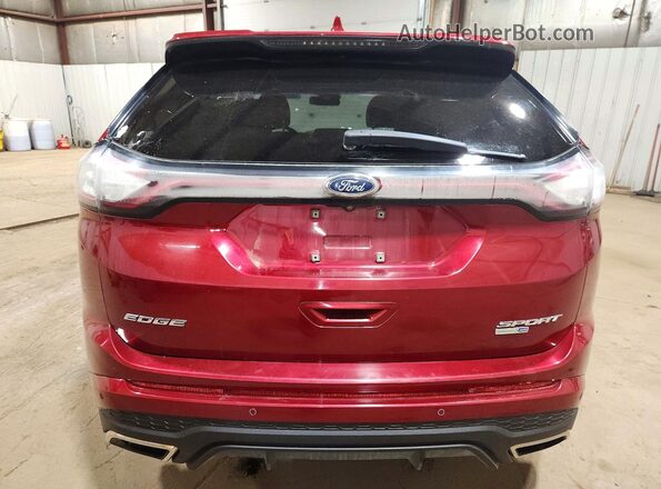 2FMPK4AP3HBB75067 2017 FORD EDGE Red 