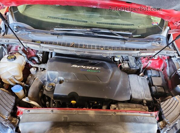 2FMPK4AP3HBB75067 2017 FORD EDGE Red 