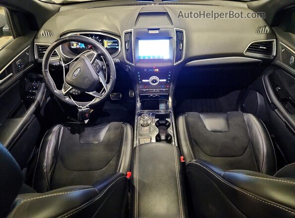 2FMPK4AP3LBA43242 2020 FORD EDGE Серебряный Вид панели приборов