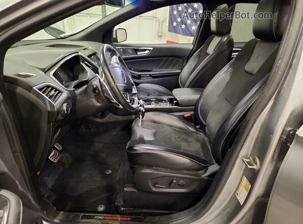 2FMPK4AP3LBA43242 2020 FORD EDGE Серебряный Вид салона спереди