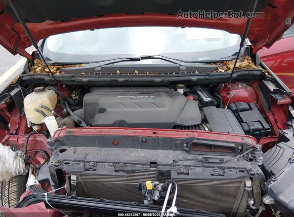 2FMPK4AP4HBC53243 2017 FORD EDGE Red Вид ззаду