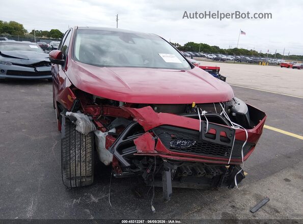 2FMPK4AP4HBC53243 2017 FORD EDGE Red Вид спереду