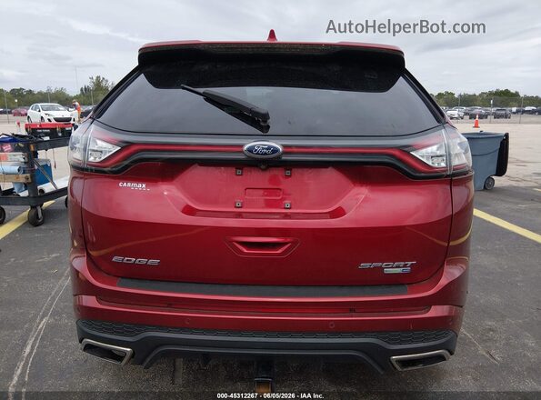 2FMPK4AP4HBC53243 2017 FORD EDGE Red 