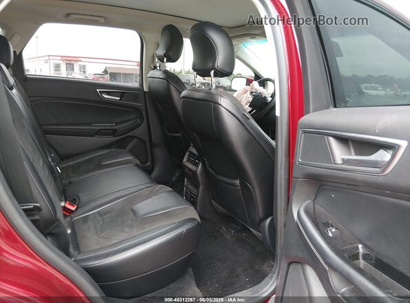 2FMPK4AP4HBC53243 2017 FORD EDGE Red Вид наклейки з VIN-кодом