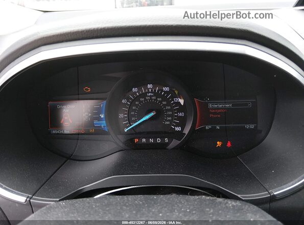 2FMPK4AP4HBC53243 2017 FORD EDGE Red Вид задніх сидінь