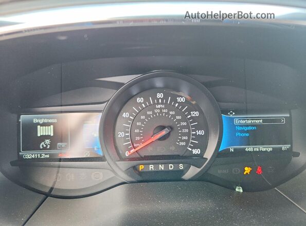 2FMPK4AP4MBA60178 2021 FORD EDGE Gray Սարքավորումների վահանակի տեսք