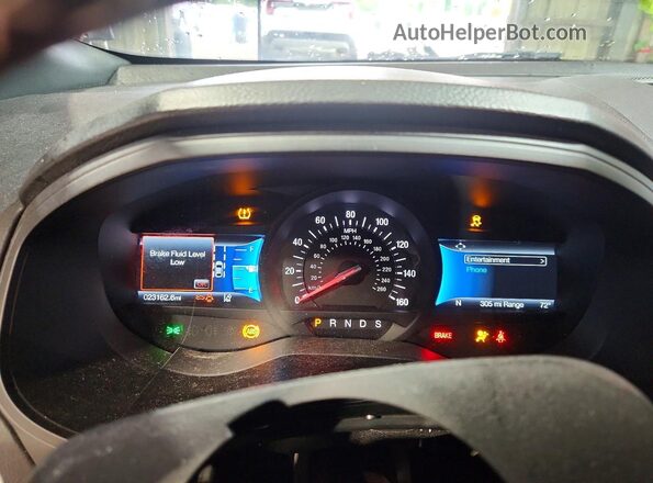 2FMPK4AP4PBA41375 2023 FORD EDGE Red Սարքավորումների վահանակի տեսք