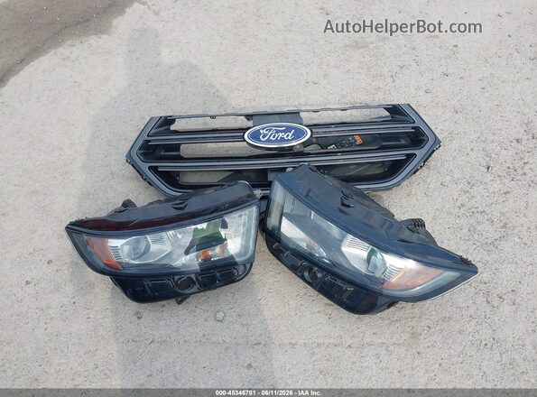 2FMPK4AP5GBB03205 2016 FORD EDGE Blue Вид щитка приладів