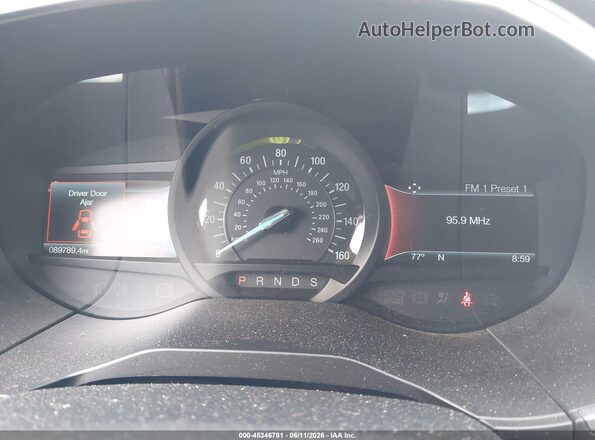 2FMPK4AP5GBB03205 2016 FORD EDGE Blue Вид задніх сидінь