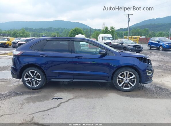 2FMPK4AP5GBB03205 2016 FORD EDGE Blue Панорамний вид салону 360°