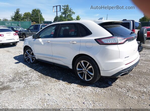 2FMPK4AP5GBB72203 2016 FORD EDGE White Trasero izquierdo