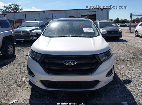 2FMPK4AP5GBB72203 2016 FORD EDGE White Vista interior trasera