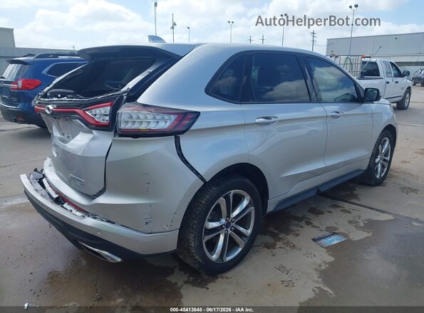 2FMPK4AP5GBB82553 2016 FORD EDGE Silver Tył prawy