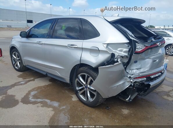 2FMPK4AP5GBB82553 2016 FORD EDGE Silver Tył lewy