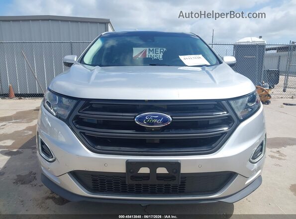 2FMPK4AP5GBB82553 2016 FORD EDGE Silver Widok zestawu wskaźników