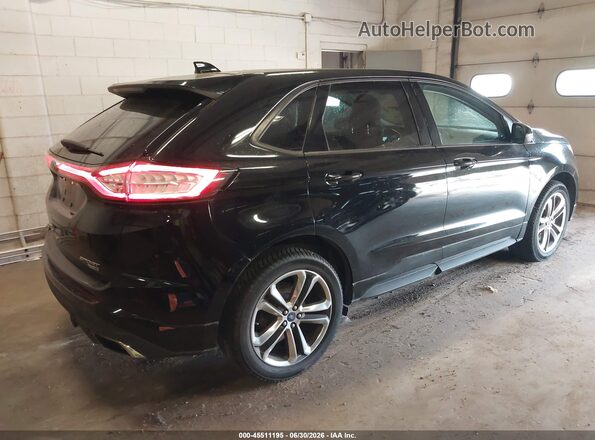 2FMPK4AP5GBB99112 2016 FORD EDGE Black უკანა მარჯვენა