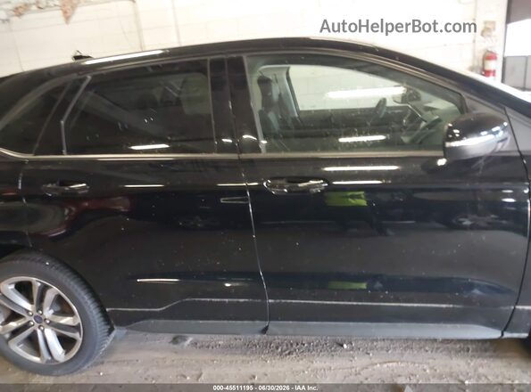 2FMPK4AP5GBB99112 2016 FORD EDGE Black უკანა სალონის ხედი