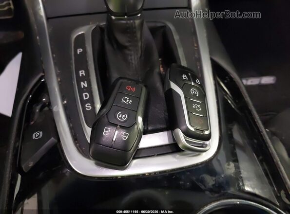 2FMPK4AP5GBB99112 2016 FORD EDGE Black წინა პანელის ხედი