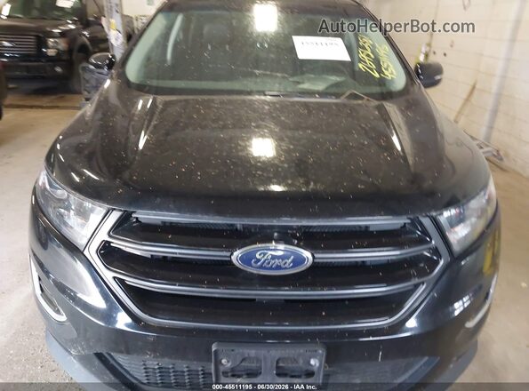 2FMPK4AP5GBB99112 2016 FORD EDGE Black ხელსაწყოთა პანელის ხედი