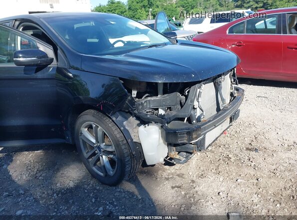 2FMPK4AP5JBB55456 2018 FORD EDGE Black Widok z przodu