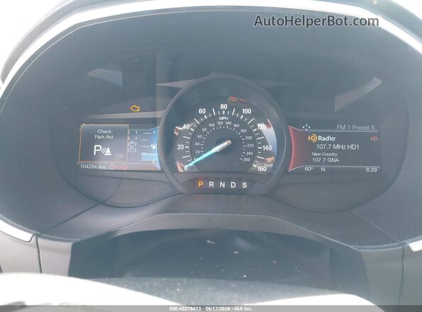2FMPK4AP5JBB55456 2018 FORD EDGE Black Widok tylnych siedzeń