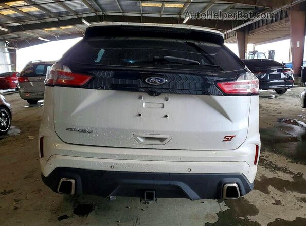 2FMPK4AP5KBB25813 2019 FORD EDGE Белый Вид сзади