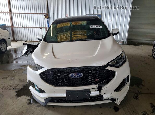2FMPK4AP5KBB25813 2019 FORD EDGE Белый Вид спереди