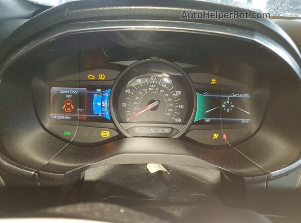 2FMPK4AP5KBB25813 2019 FORD EDGE Белый Вид щитка приборов