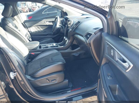 2FMPK4AP5NBA20144 2022 FORD EDGE Black Widok wnętrza z przodu