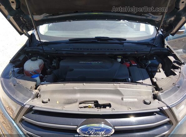 2FMPK4AP6GBB91472 2016 FORD EDGE Teal უკანა ხედი