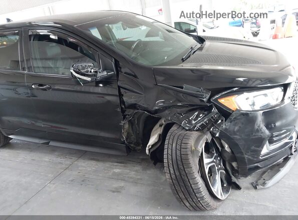 2FMPK4AP6KBB69156 2019 FORD EDGE Black Front view