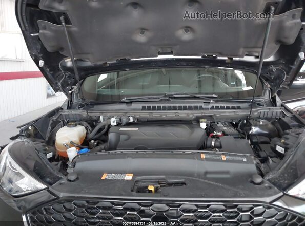 2FMPK4AP6KBB69156 2019 FORD EDGE Black Rear view