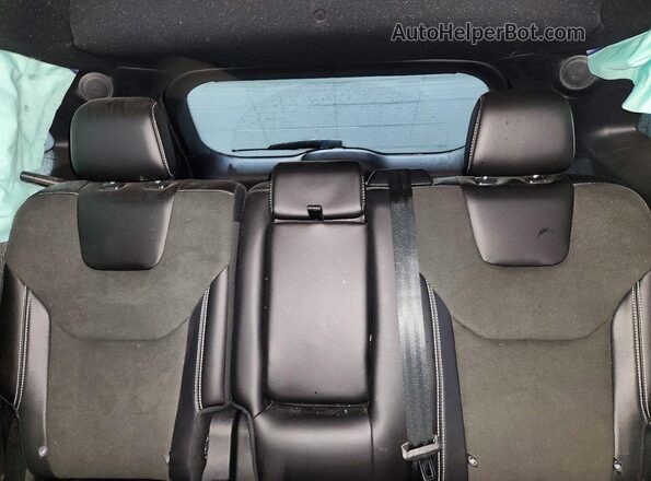2FMPK4AP6NBA15244 2022 FORD EDGE Black Vista de los asientos traseros
