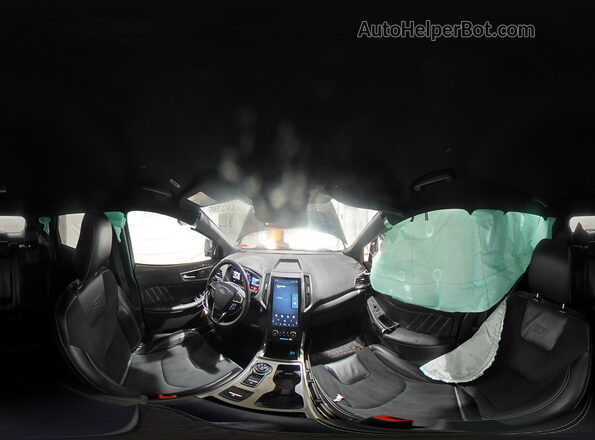 2FMPK4AP6NBA15244 2022 FORD EDGE Black Vista interior de 360 grados