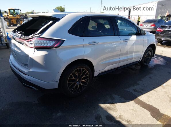 2FMPK4AP7GBB52518 2016 FORD EDGE Белый Задняя правая четверть