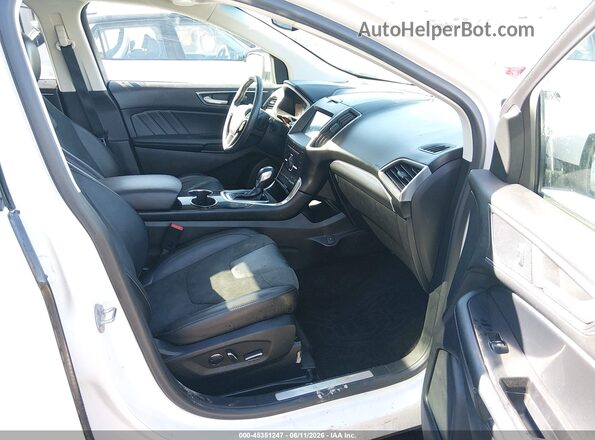 2FMPK4AP7GBB52518 2016 FORD EDGE Белый Вид салона спереди