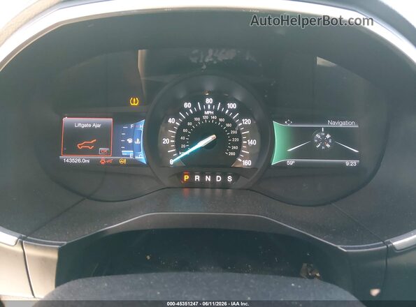 2FMPK4AP7GBB52518 2016 FORD EDGE Белый Вид задних сидений