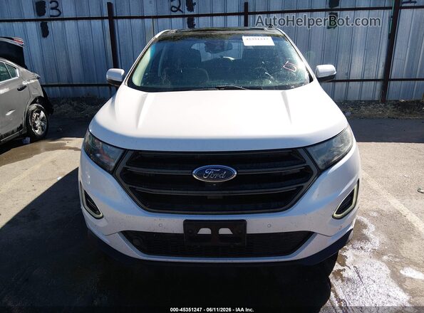 2FMPK4AP7GBB52518 2016 FORD EDGE Белый Вид щитка приборов